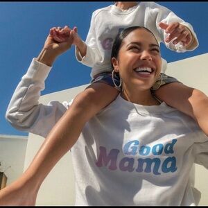 NWT Good American Good Mama Sweatshirt, 0 (XS)